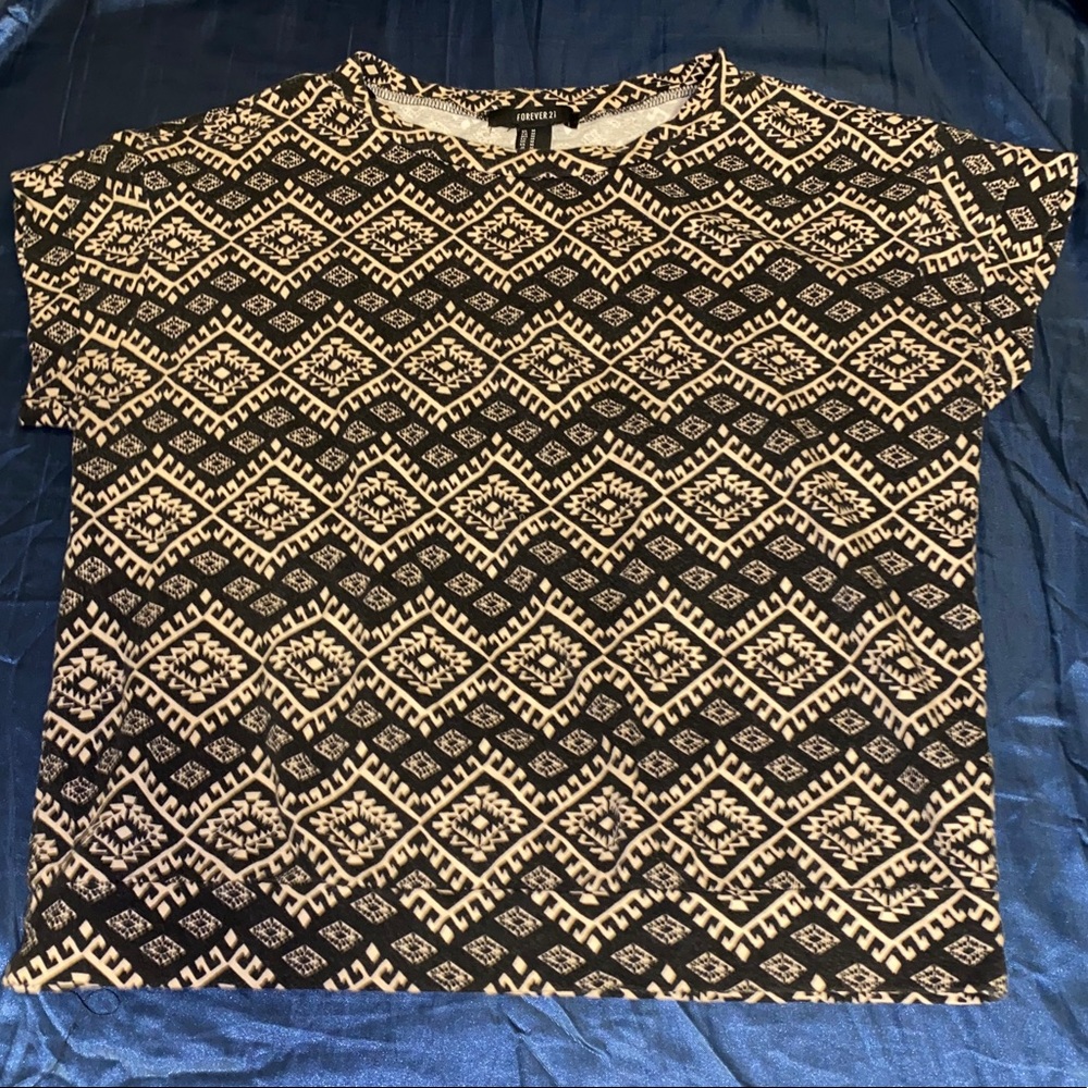Printed Crop Top